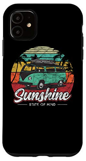 iPhone 11 Sunshine Mind Florida Summer State Retro Beach Case