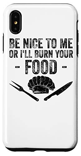 iPhone XS Max Funny Cooking Cook Gift For Culinary Chef Men Women Baker Case