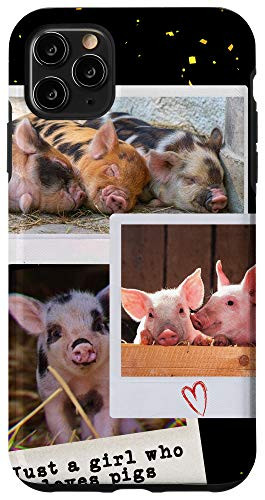 iPhone 11 Pro Max Pig Photo Piggy Lover Design Case