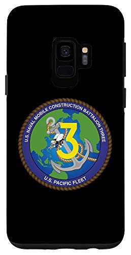 Galaxy S9 Naval Mobile Construction Battalion 3 NMCB 3 Case