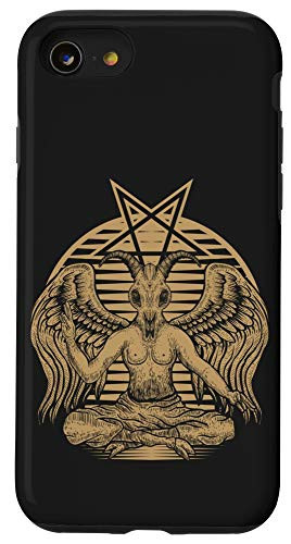 iPhone SE 2020  7  8 Pentagram Goat Head Baphomet Satanic Witchcraft Design Case Case