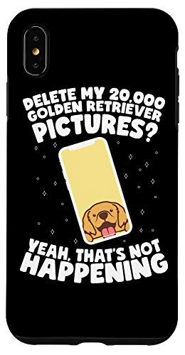 iPhone XS Max Delete My Golden Retriever Pictures? Not Happening Case