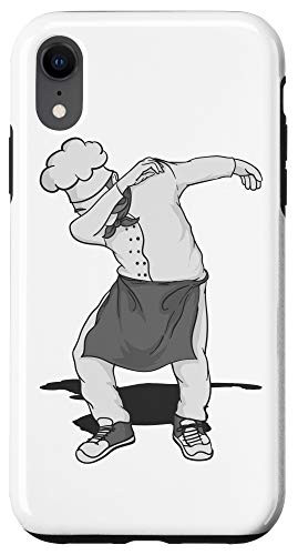 iPhone XR Funny Dabbing Hibachi Chef  Cute Sous Head Cook Dabber Gift Case