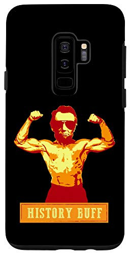 Galaxy S9 History Buff Abraham Lincoln Weightlifting Gym Case