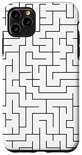 iPhone 11 Pro Max Maze Puzzle Labyrinth Puzzle Mind Games Lover Cell Phone Case