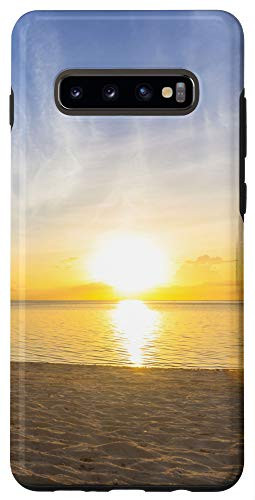 Galaxy S10 Sunset Beach Photo Background Case