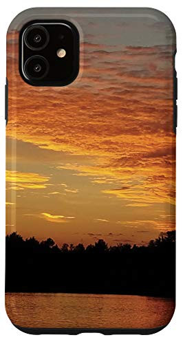 iPhone 11 Summer Sunset Lake Photo Case