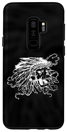 Galaxy S9 Indian Headdress Skull Native American Tribe Case