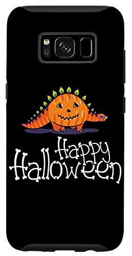 Galaxy S8 Funny Dinosaur Pumpkin Head Halloween Costume Gift Case