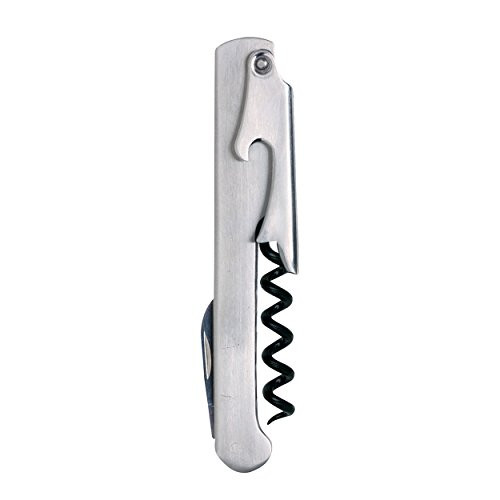 Oenophilia Stainless Steel Waiter Corkscrew, Silver