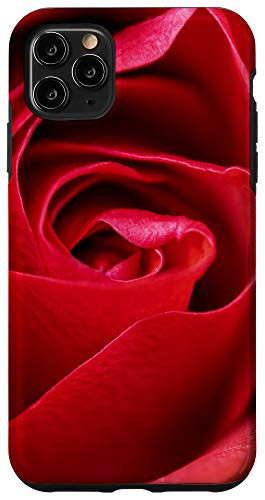 iPhone 11 Pro Max Red Rose Floral Flower Pattern Gift Roses Picture Print Case
