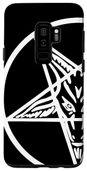 Galaxy S9 Satan Sigil Goat Head Baphomet Lucifer Satanic Occult Gothic Case