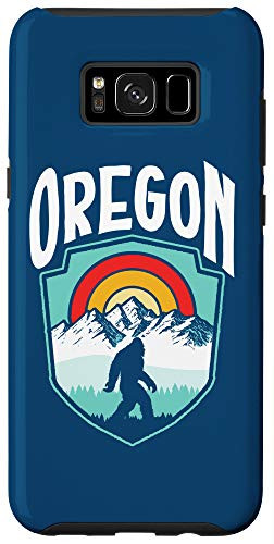 Galaxy S8 Oregon Vintage Sasquatch Outdoor Badge Bigfoot   Mountains Case