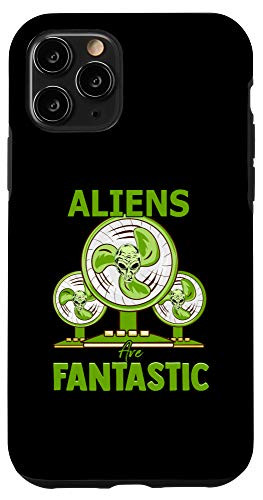iPhone 11 Pro Alien Meme for Alien Hunters with Alien Head Case