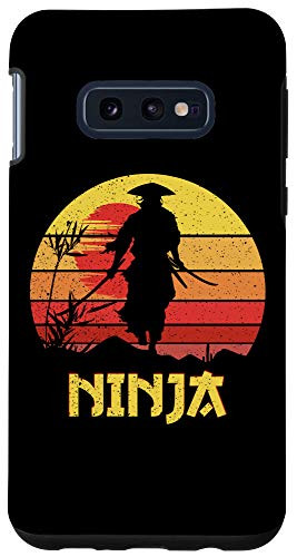 Galaxy S10e Ninja Vintage Shadow Warrior With Ninja Gear Ninjas Case