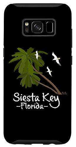 Galaxy S8 SIESTA KEY FL PALMS SEA GULLS VACATION BEACH GIFT Case