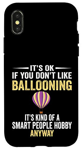 iPhone XXS Smart People Hobby Ballooning - Funny Hot Air Balloon Case