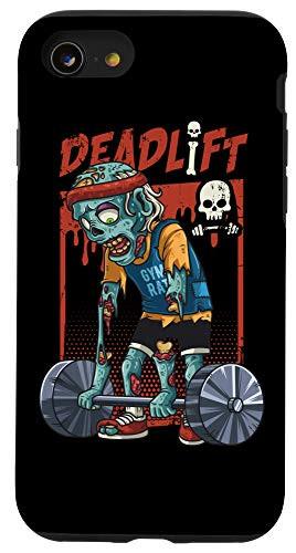 iPhone SE 2020  7  8 Zombie Deadlift Weightlifting Halloween Fitness Gym Workout Case