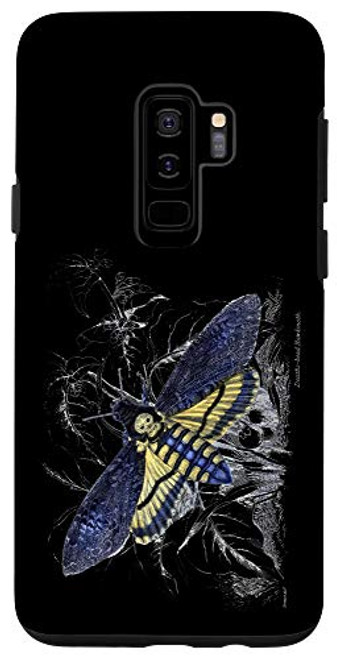 Galaxy S9 Moth Deaths Head Hawkmoth Skull Nature Science Halloween Case