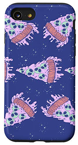 iPhone SE 2020  7  8 Trippy Alien Head Pizza Slice Case