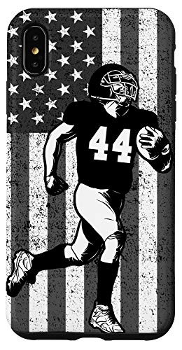 iPhone XS Max 44 Number 44 American Football Player Case