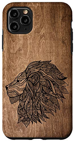 iPhone 11 Pro Max Simple Nature designed and Lion Head Design Case