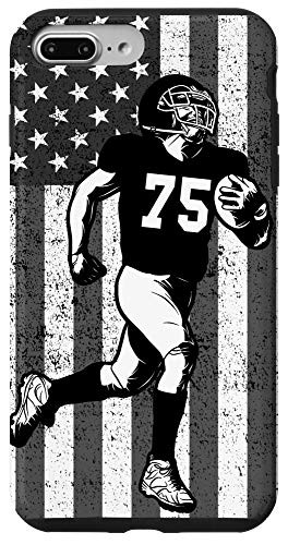 iPhone 7 Plus8 Plus 75 Number 75 American Football Player Case