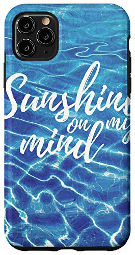 iPhone 11 Pro Max Case Sunshine on My Mind - Blue Sea Phone Case