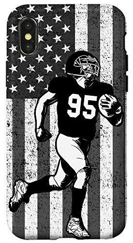 iPhone XXS 95 Number 95 American Football Player Case