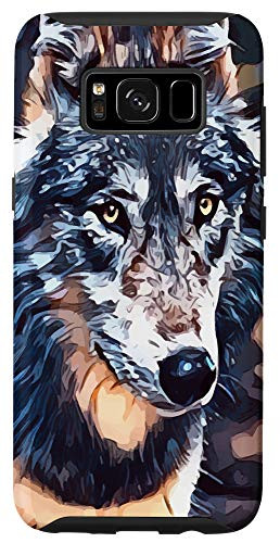Galaxy S8 Wolf Wild Animal Design Wildlife Nature Head Dog Case