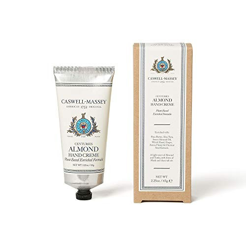 Caswell-Massey Shea Butter Hand Moisturizer With A Natural Almond Scent Centuries Almond Hand Cream  2_25 oz