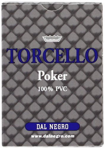 Dal Negro 24102 - Poker Torcello Single Case Blue Playing Cards