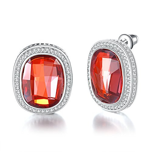 Mothers Day Gifts Women Earrings PLATO H Created Sapphire Stud Earrings Fashion Jewelry Classic Earring Gift for Her Indian Pink Mothers Day Gifts Women Earrings PLATO H Created Sapphire Stud Earrings Fashion Jewelry Classic Earring Gift for Her Indian Pink