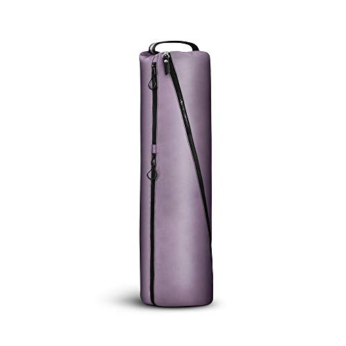 Luumha Yoga Mat Bag Yoga Matt Bag Carrier with Multiple Pockets_ Yoga Strap Yoga Mat Holder Yoga Mat Bags and Carriers Yoga Accessories Yoga Mat Carrier Sling Bag MAT is NOT Included Black