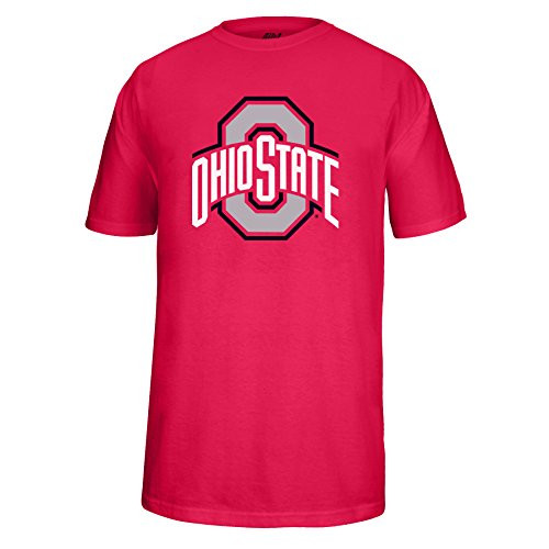J America NCAA Ohio State Buckeyes Mens Athletic O Choice Tee Red Large