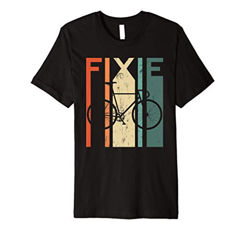 Fixie Retro Bike Single Speed Fixed Gear Velodrome Bicycle Premium T-Shirt
