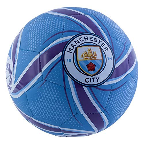 PUMA Mens Manchester City Licensed Soccer Ball 3 Team Light BlueTillandsia Purple