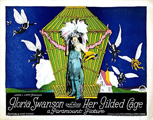 Posterazzi Her Gilded Cage Center Gloria Swanson Title Card 1922 Movie Masterprint Poster Print 14 x 11 Posterazzi Her Gilded Cage Center Gloria Swanson Title Card 1922 Movie Masterprint Poster Print 14 x 11