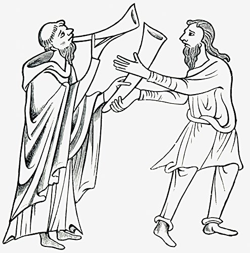 Posterazzi The Legend Of Saint Patricks Horn_ From The Book Short History Of The English People Poster Print by J_R_ Green Published London 1893 14 x 14