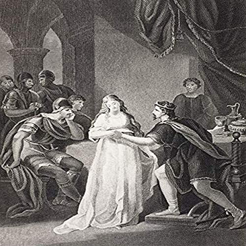 Posterazzi Illustration To The Play Vortigern And Rowena From The Book Gallery Of Historical Portraits Published C 1880 Poster Print 12 x 16 Posterazzi Illustration To The Play Vortigern And Rowena From The Book Gallery Of Historical Portraits Published C 1880 Poster Print 12 x 16