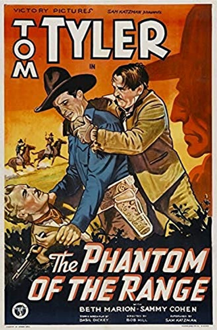Posterazzi Phantom Of The Range Center Tom Tyler 1936 Movie Masterprint Poster Print 11 x 17