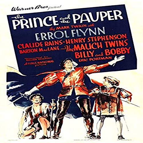 Posterazzi The Prince And The Pauper Center Errol Flynn 1937_ Movie Masterprint Poster Print 11 x 17