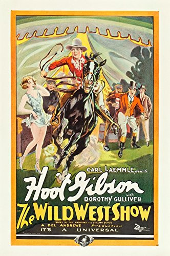 Posterazzi The Wild West Show Center Hoot Gibson 1928_ Movie Masterprint Poster Print 11 x 17