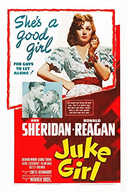 Posterazzi Juke Girl From Left Ronald Reagan Center Ann Sheridan 1942 Movie Masterprint Poster Print 11 x 17 Posterazzi Juke Girl From Left Ronald Reagan Center Ann Sheridan 1942 Movie Masterprint Poster Print 11 x 17