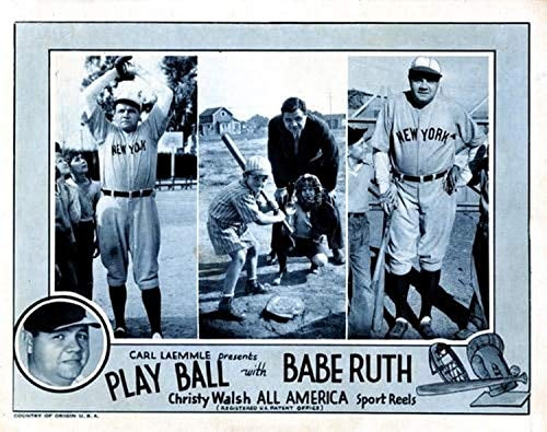 Posterazzi EVCMCDPLBAEC002 Play Ball With Babe Ruth Movie Poster Masterprint 14 x 11