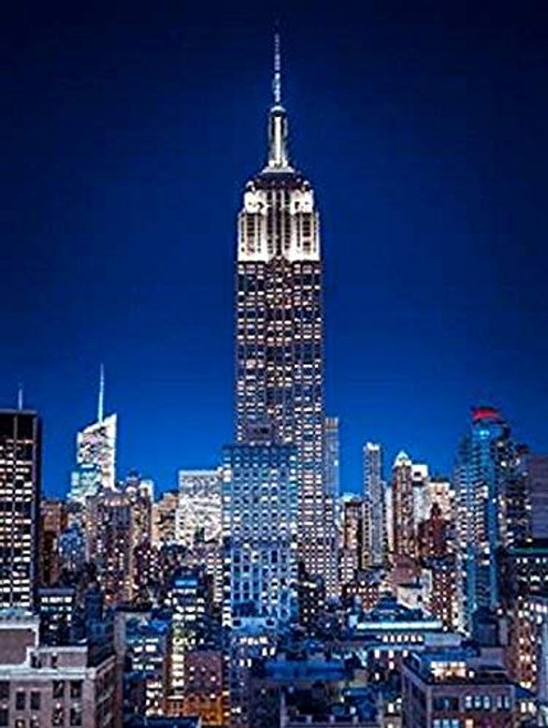 Posterazzi PDXAF201311181176C10SMALL Empire State Building with New York City Manhattan skyline with skyscrapers Poster Print by Assaf Frank 9 x 12 Posterazzi PDXAF201311181176C10SMALL Empire State Building with New York City Manhattan skyline with skyscrapers Poster Print by Assaf Frank 9 x 12