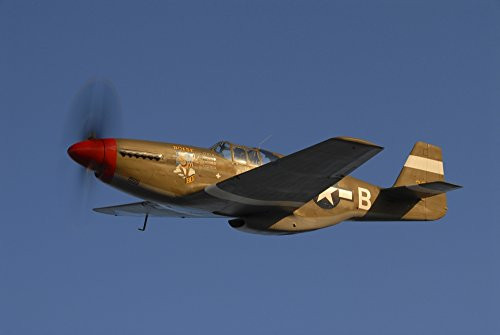 Posterazzi North American P-51C Mustang flying over Chino Hills California Poster Print 17 x 11