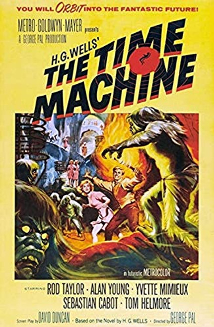 Posterazzi The Time Machine From Left Center Yvette Mimieux Rod Taylor 1960_ Movie Masterprint Poster Print 11 x 17