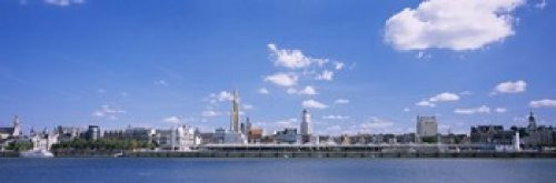 Posterazzi Buildings on the waterfront Antwerp Belgium Poster Print 18 x 6