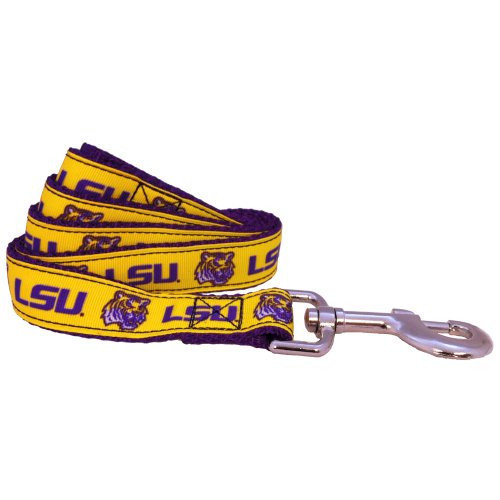 NCAA Louisiana State Fightin Tigers Dog Leash Team Color Small